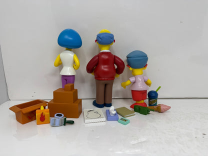 Simpsons World of Springfield Van Houten Family Figure Set Playmates