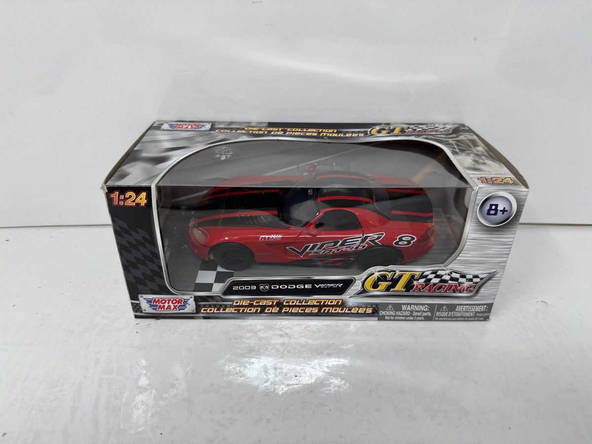Motormax GT Racing 2003 Dodge Viper SRT-10 1:24 Diecast