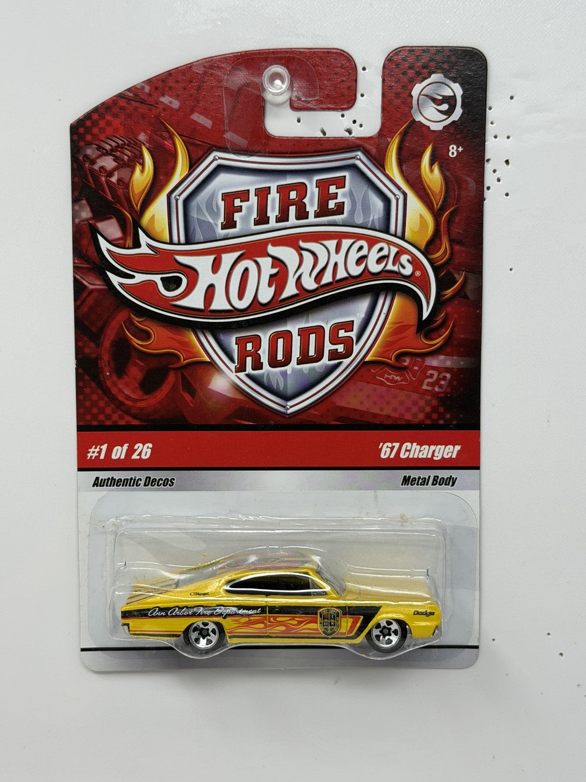 Hot Wheels Fire Rods 1967 Dodge Charger 1:64 Diecast