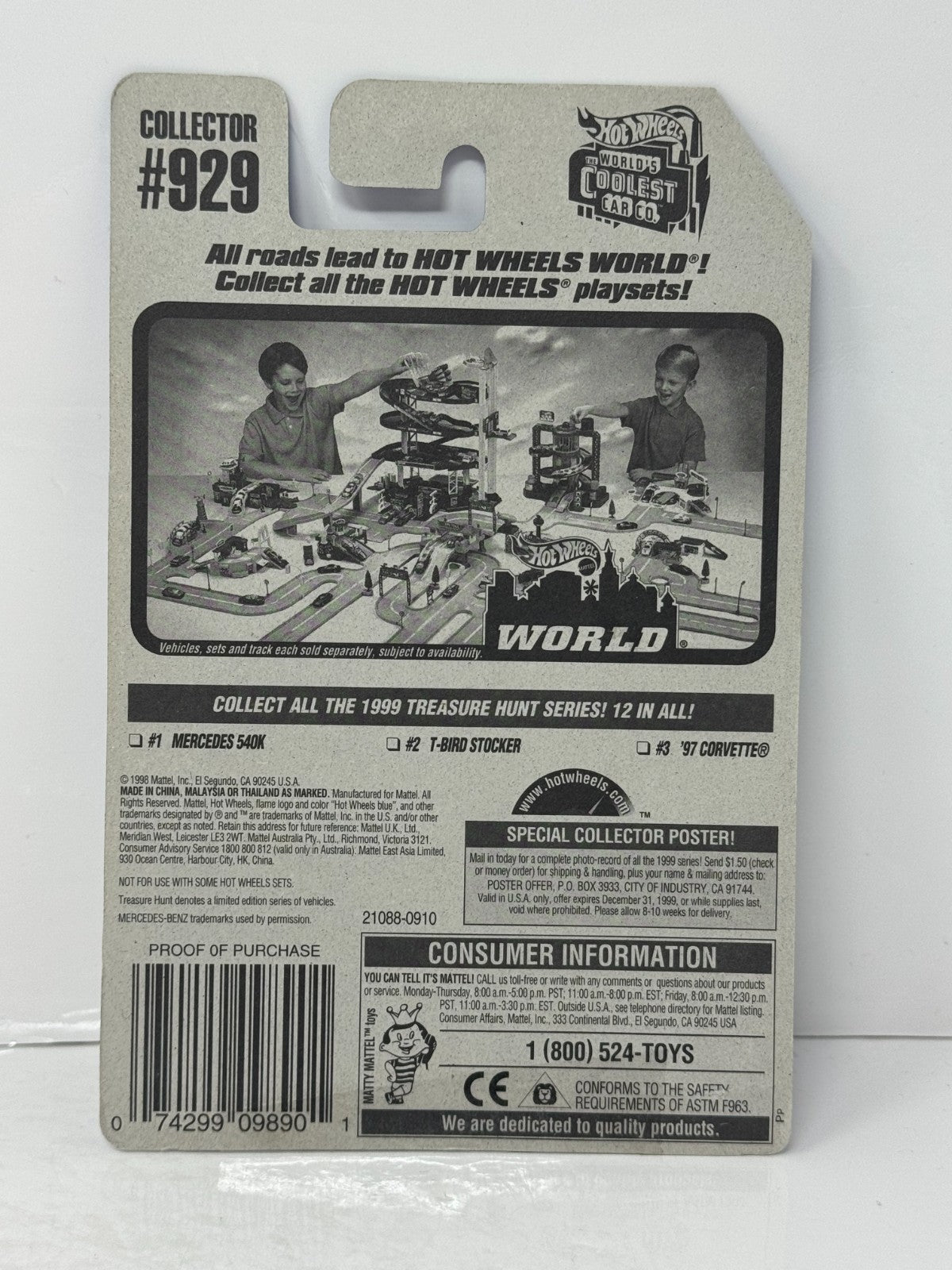 Hot Wheels Treasure Hunt 1999 Mercedes-Benz 540K 1:64 Diecast