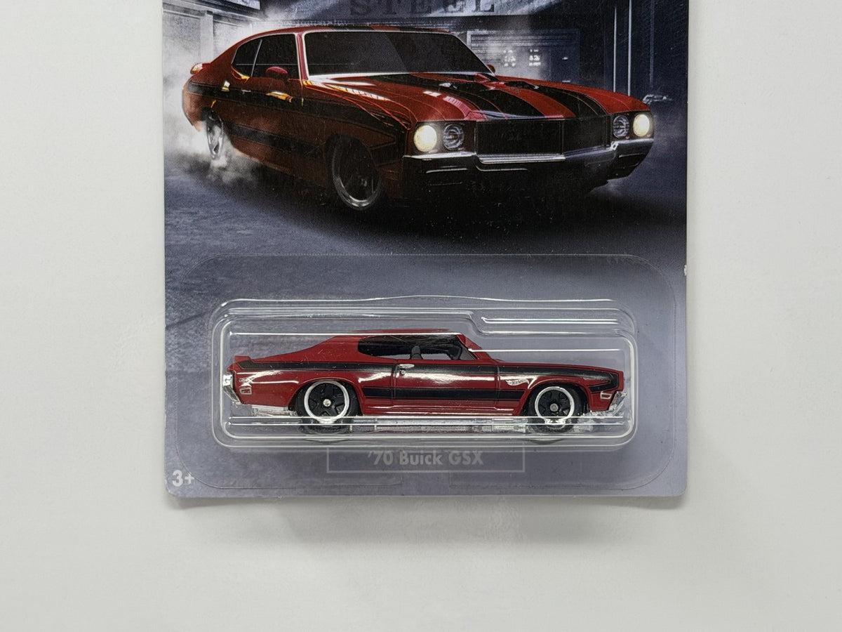 Hot Wheels American Steel 1970 Buick GSX 1:64 Diecast Red