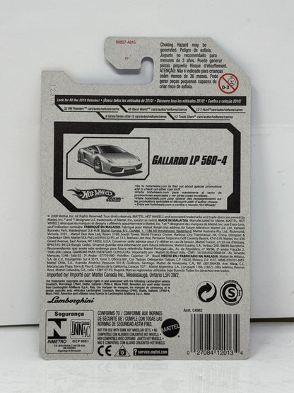 Hot Wheels 2010 HW Premiere Lamborghini Gallardo LP 560-4 1:64 Diecast