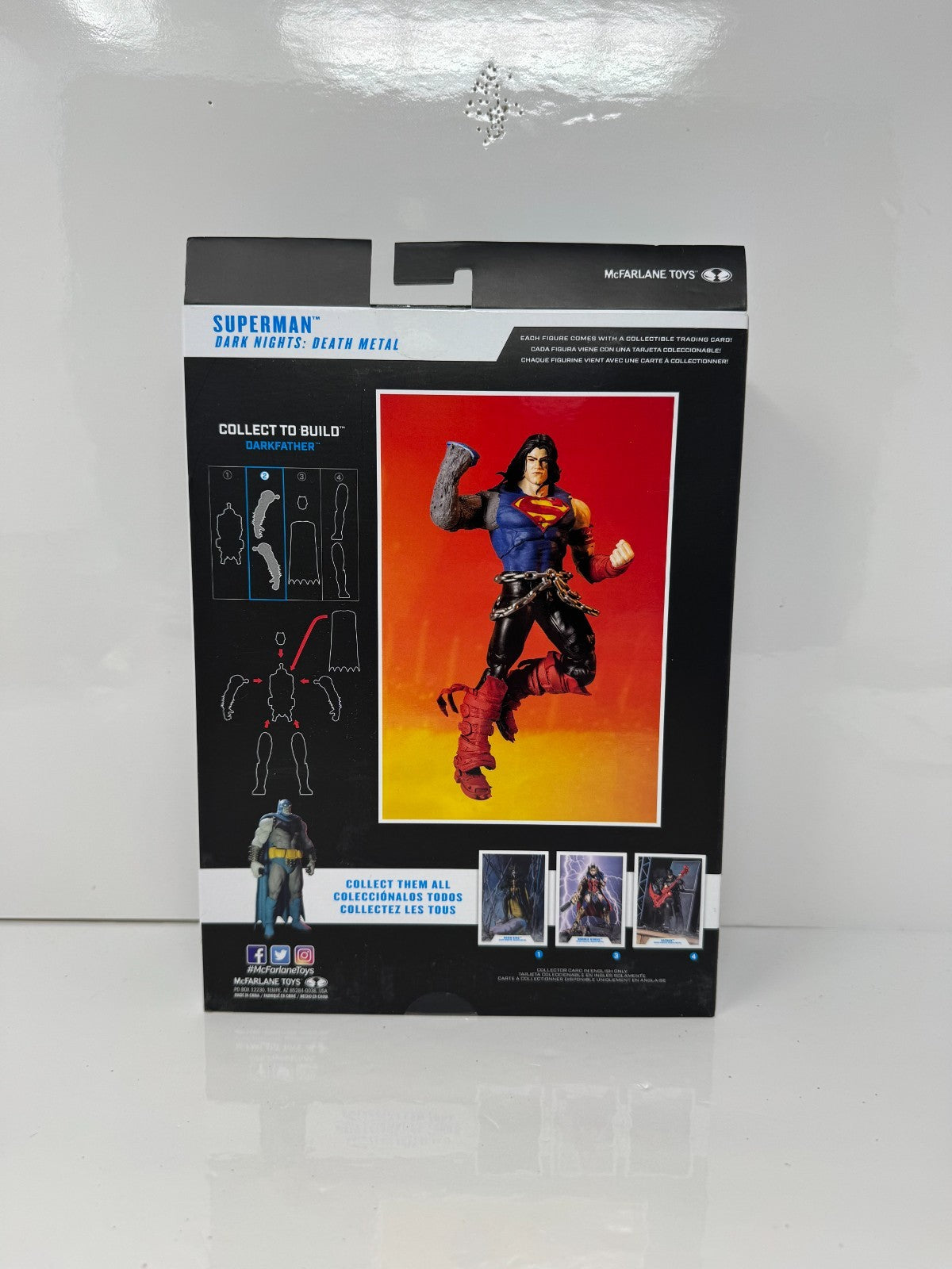 McFarlane DC Multiverse Death Metal Superman Figure w/ Darkfather BAF