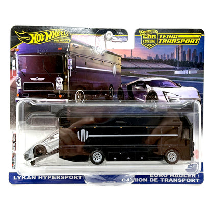 Hot Wheels Premium Team Transport #85 Lykan Hypersport Euro Hauler 1:64 Diecast