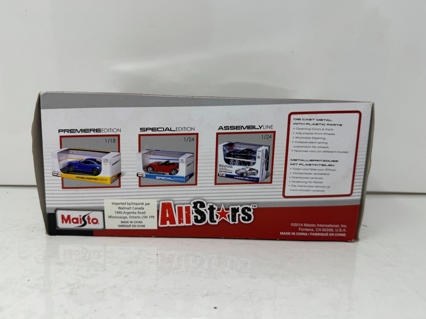 Maisto All Stars 2013 Dodge Viper SRT GTS 1:24 Diecast