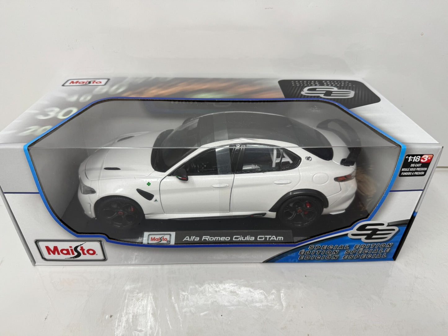 Maisto Alfa Romeo Giulia GTAm Special Edition 1:18 Diecast