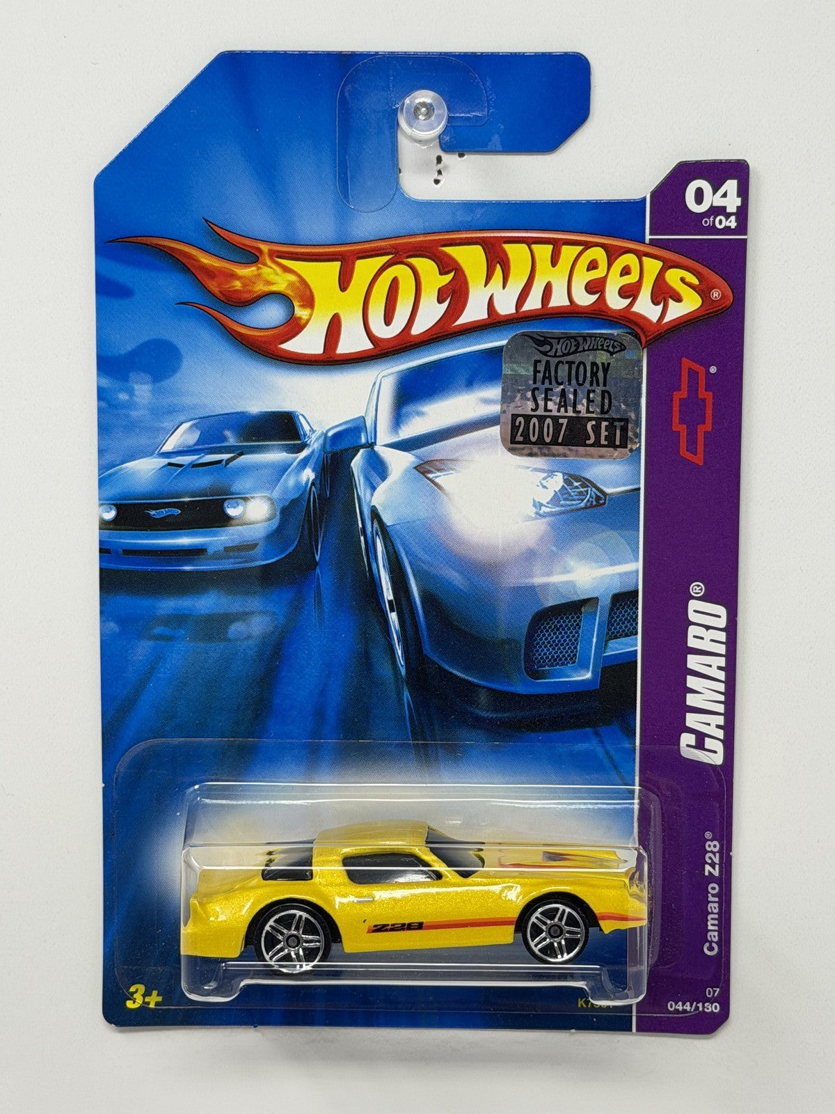 Hot Wheels Camaro 1982 Camaro Z28 1:64 Diecast Yellow Factory Sealed