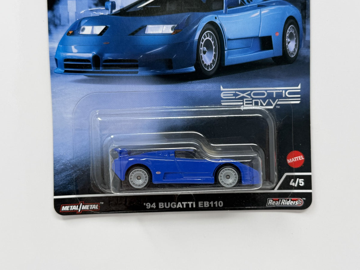 Hot Wheels Premium Exotic Envy 1994 Bugatti EB110 1:64 Diecast