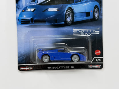 Hot Wheels Premium Exotic Envy 1994 Bugatti EB110 1:64 Diecast