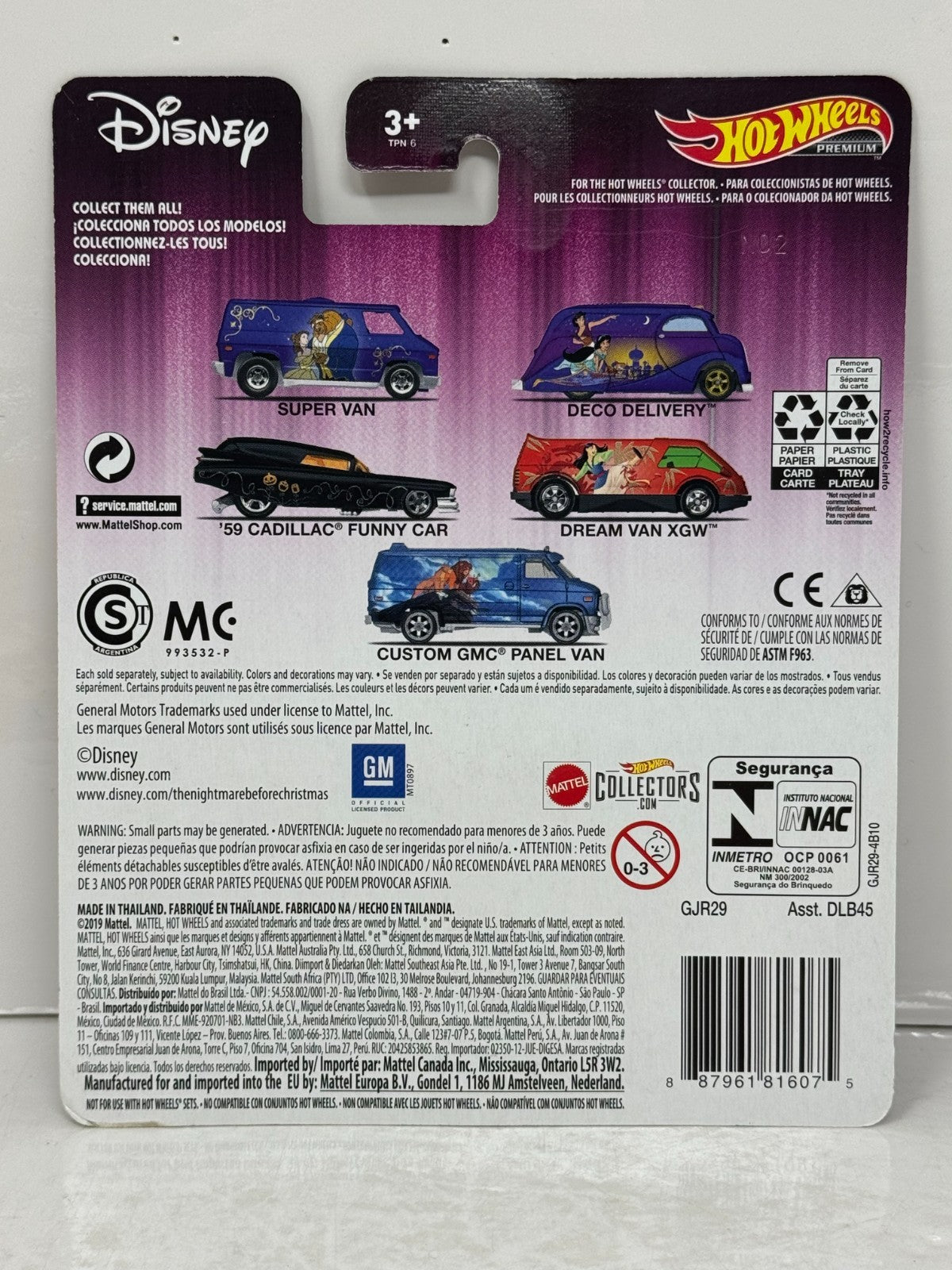 Hot Wheels Premium Disney Beauty and the Beast Super Van 1:64 Diecast