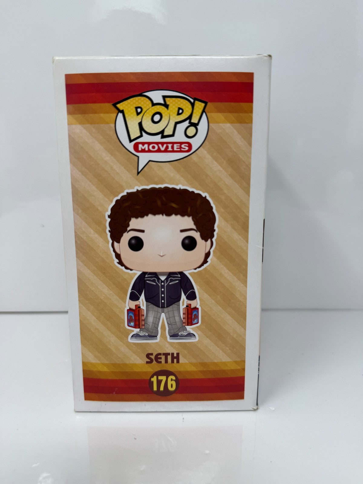 Funko Pop! Movies Superbad #176 Seth Vinyl Figure Damaged Box
