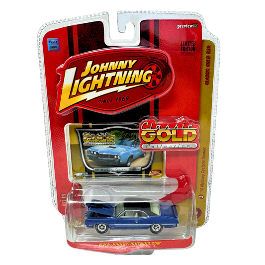 Johnny Lightning Classic Gold 1970 Mercury Cyclone Spoiler 1:64 Diecast