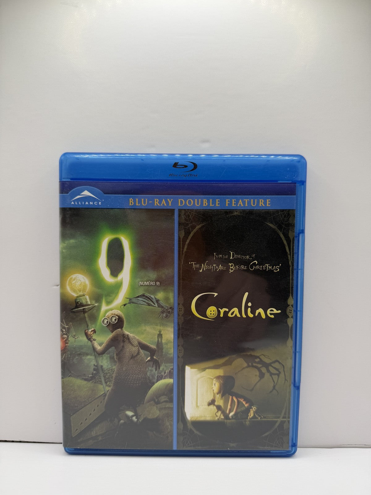9 / Coraline Double Feature (Blu-ray) Animated Fantasy 2-Movie Collection