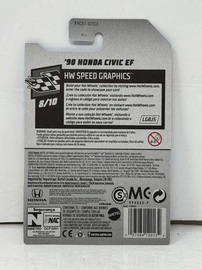 Hot Wheels HW Speed Graphics 1990 Honda Civic EF JDM 1:64 Diecast