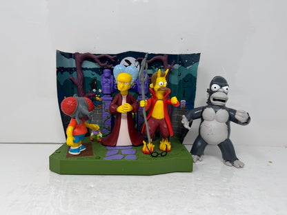 Simpsons World of Springfield Treehouse of Horror Set Playmates Diorama