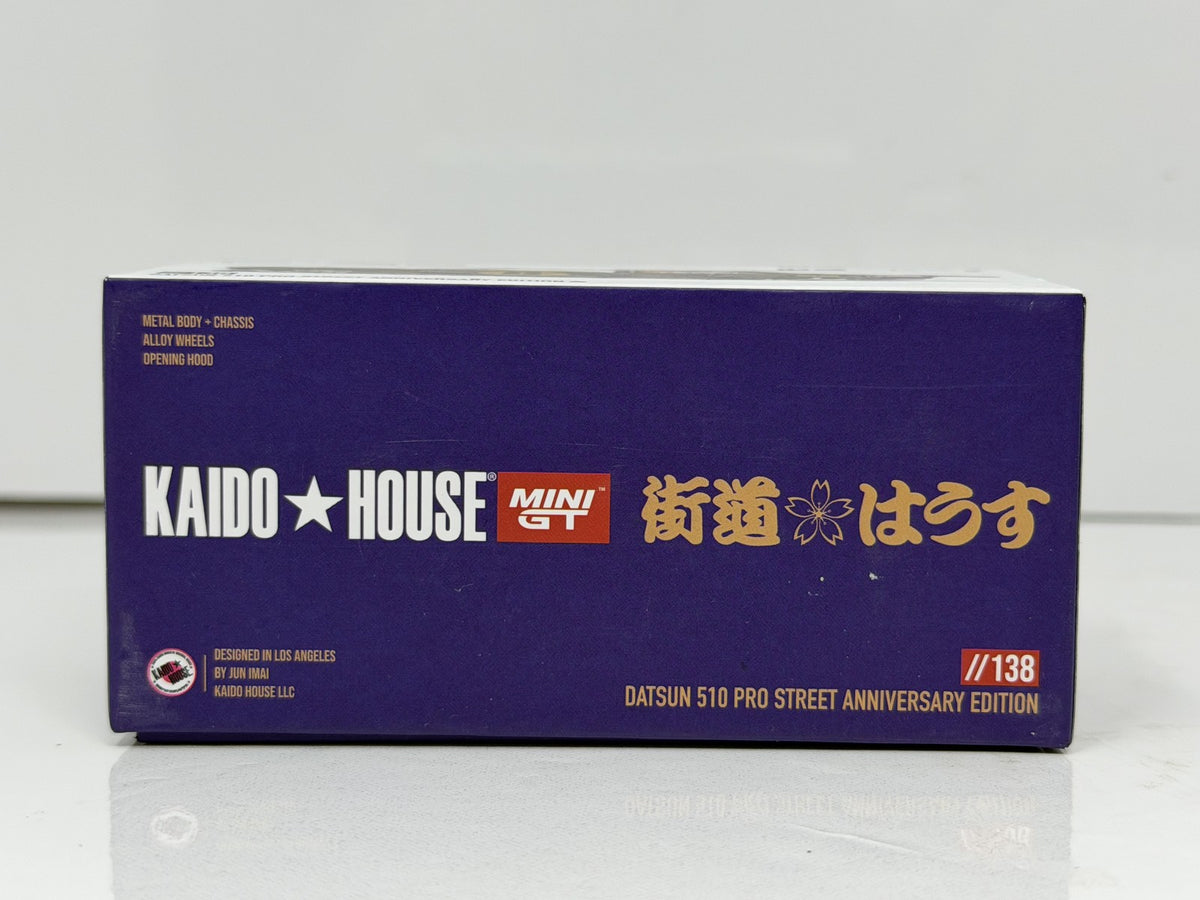 Kaido House Mini GT Datsun 510 Pro Street Anniversary 1:64 Diecast