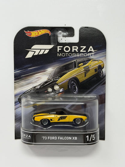 Hot Wheels Retro Entertainment Forza 1973 Ford Falcon XB 1:64 Diecast Yellow