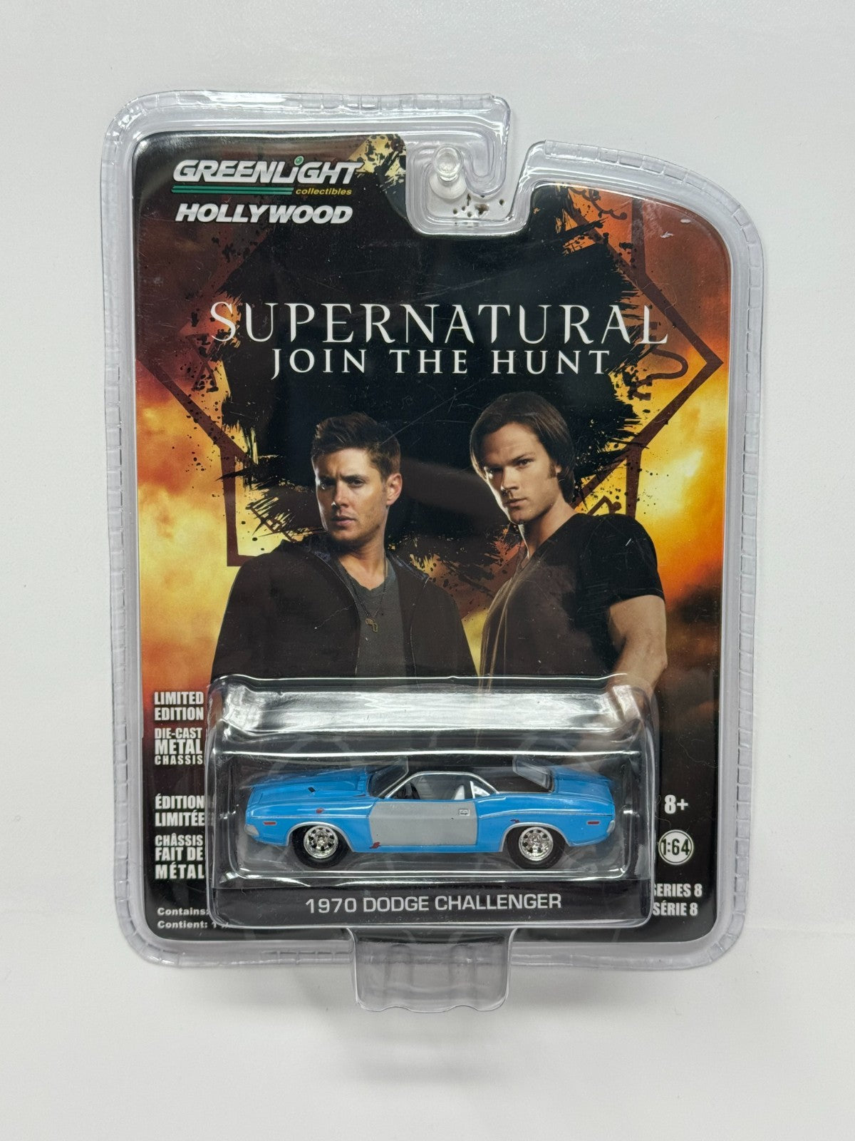 Greenlight Hollywood Supernatural 1970 Dodge Challenger 1:64 Diecast