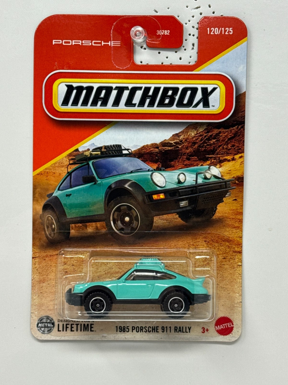 Matchbox 1985 Porsche 911 Rally 1:64 Diecast Teal