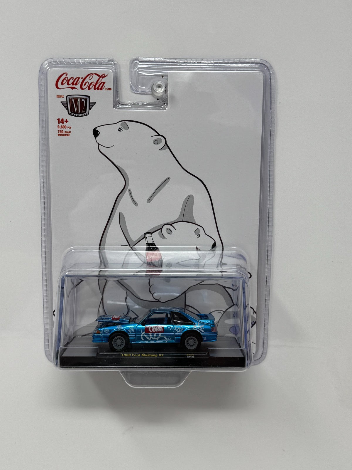M2 Machines Coca-Cola 1988 Ford Mustang GT 1:64 Diecast