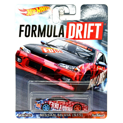 Hot Wheels Premium Formula Drift Nissan Silvia S15 1:64 Diecast