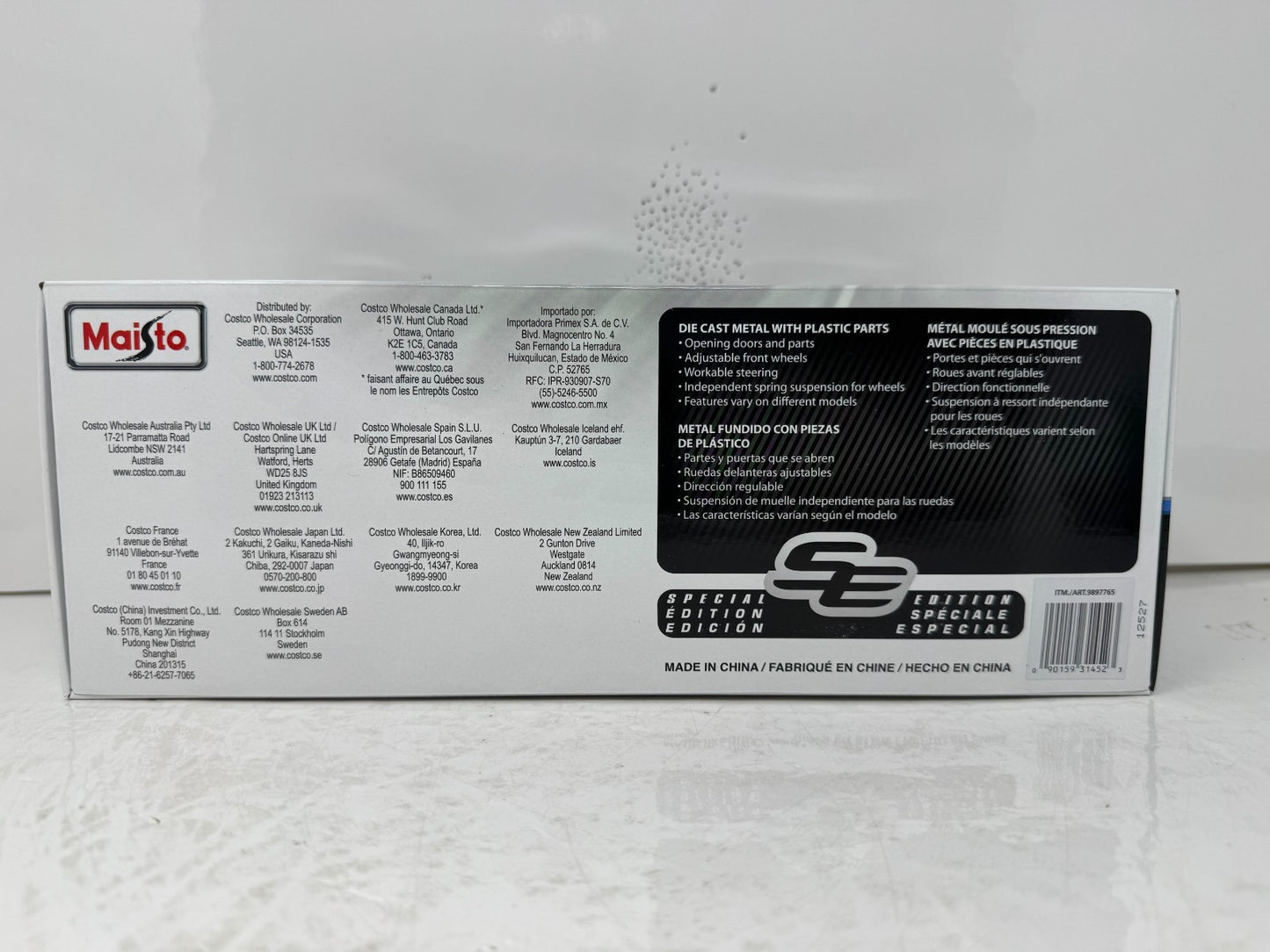 Maisto 2020 Ford Mustang Shelby GT500 1:18 Diecast Special Edition