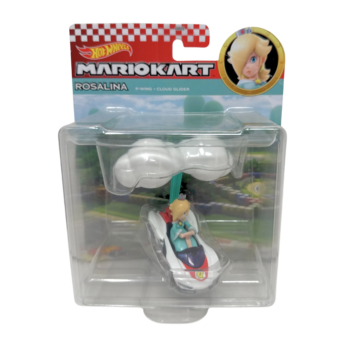 Hot Wheels Mario Kart Rosalina P-Wing + Cloud Glider 1:64 Diecast