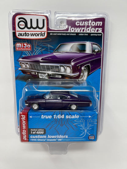Auto World  1966 Chevy Impala SS Custom Lowriders MiJo Exclusive 1:64 Diecast