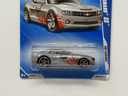 Hot Wheels HW Garage 2010 Chevrolet Camaro SS 1:64 Diecast Silver Indy 500