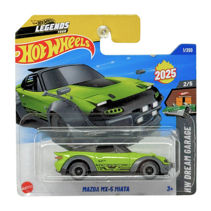 Hot Wheels Dream Garage Mazda MX-5 Miata 1:64 Diecast Short Card