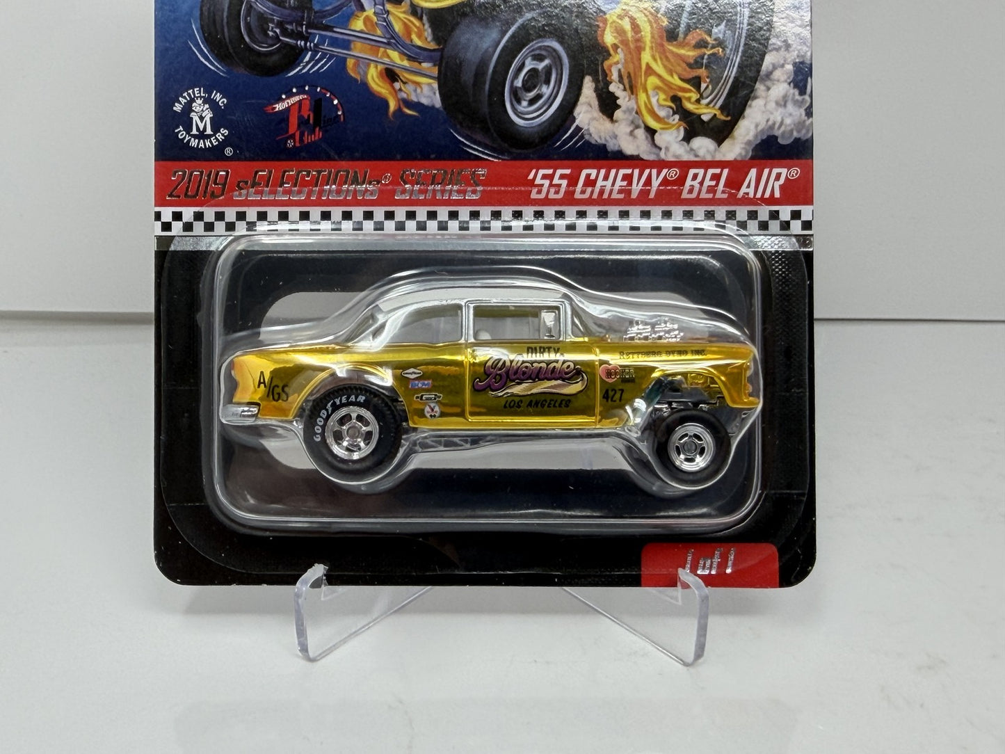 Hot Wheels RLC Red Line Club Selections 1955 Chevy Bel Air Gasser 1:64 Diecast