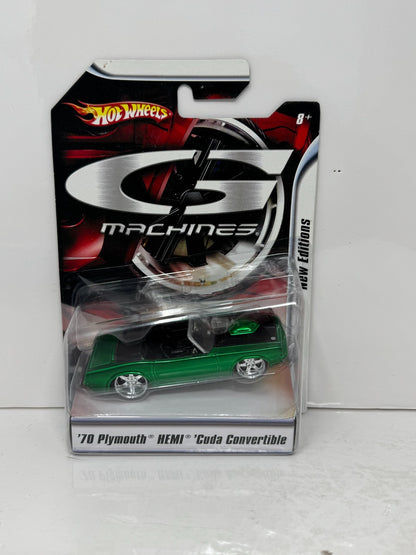 Hot Wheels G Machines 1970 Plymouth HEMI ’Cuda Convertible 1:50 Diecast