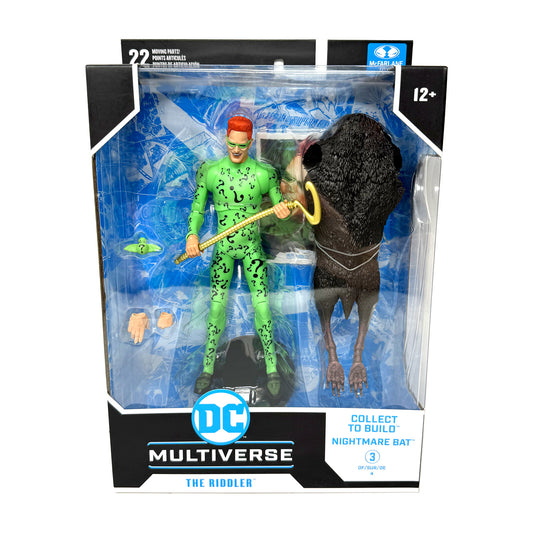 McFarlane DC Multiverse The Riddler Batman Forever Action Figure w/ BAF Piece