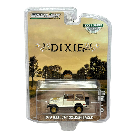 Greenlight Dixie 1979 Jeep CJ-7 Golden Eagle 1:64 Diecast