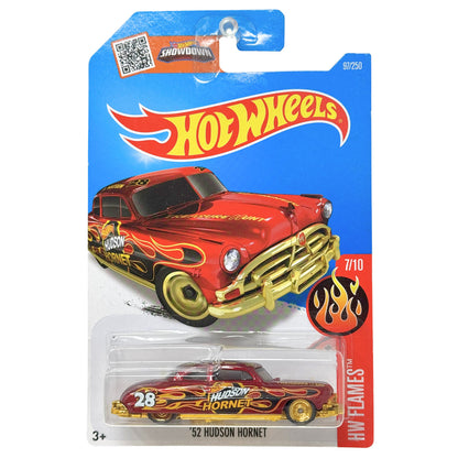 Hot Wheels Super Treasure Hunt 1952 Hudson Hornet HW Flames 1:64 Diecast