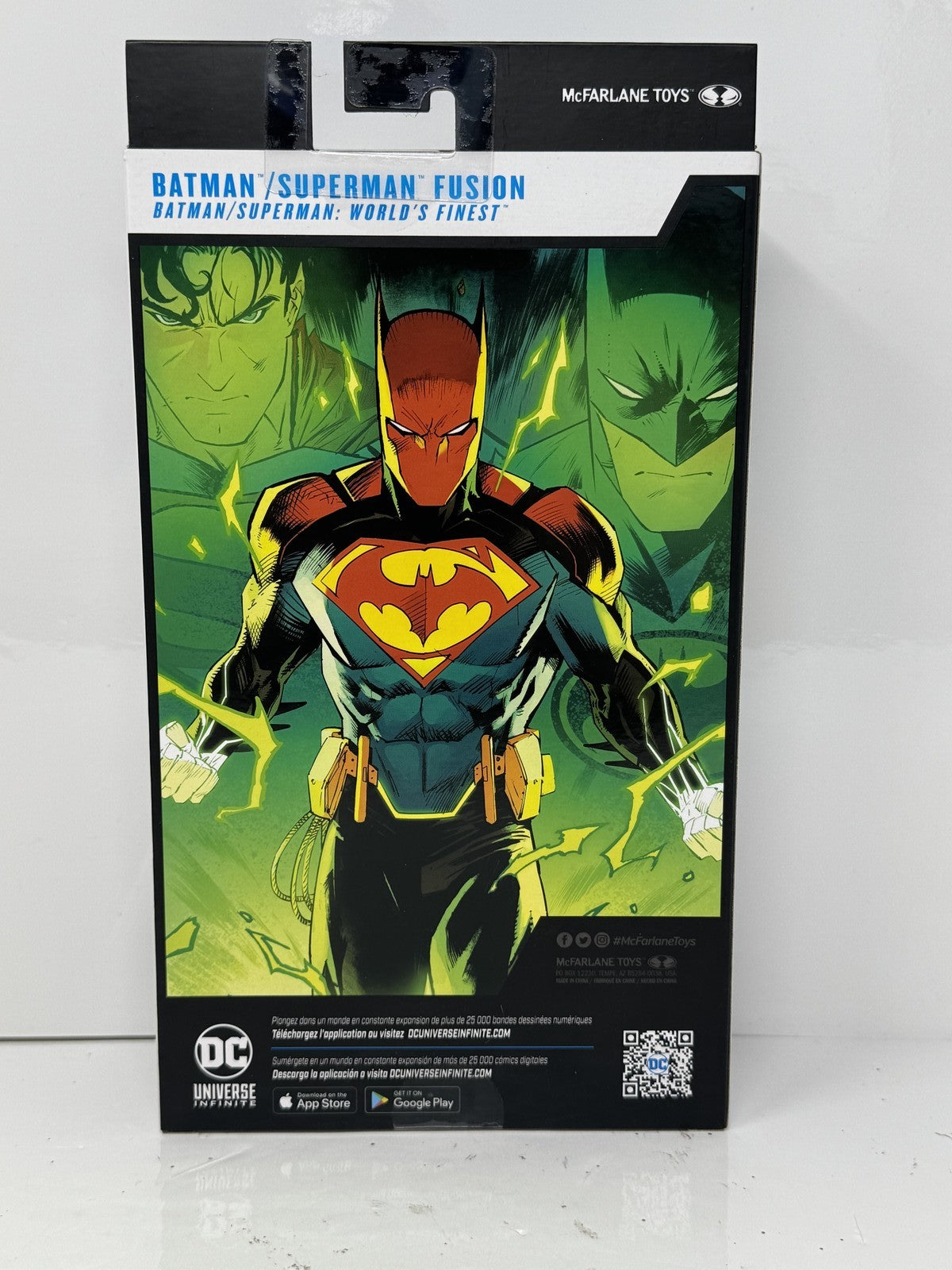 McFarlane DC Multiverse Batman Superman Fusion Platinum Action Figure