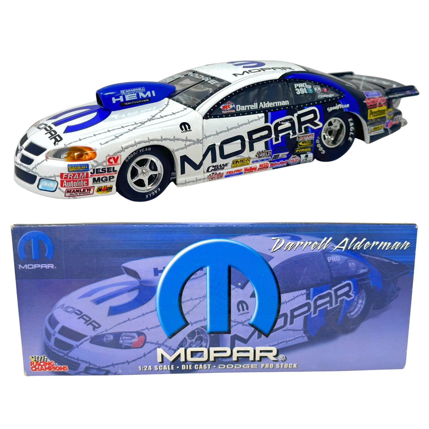 Racing Champions NHRA Darrell Alderman Mopar Dodge Pro Stock 1:24 Diecast