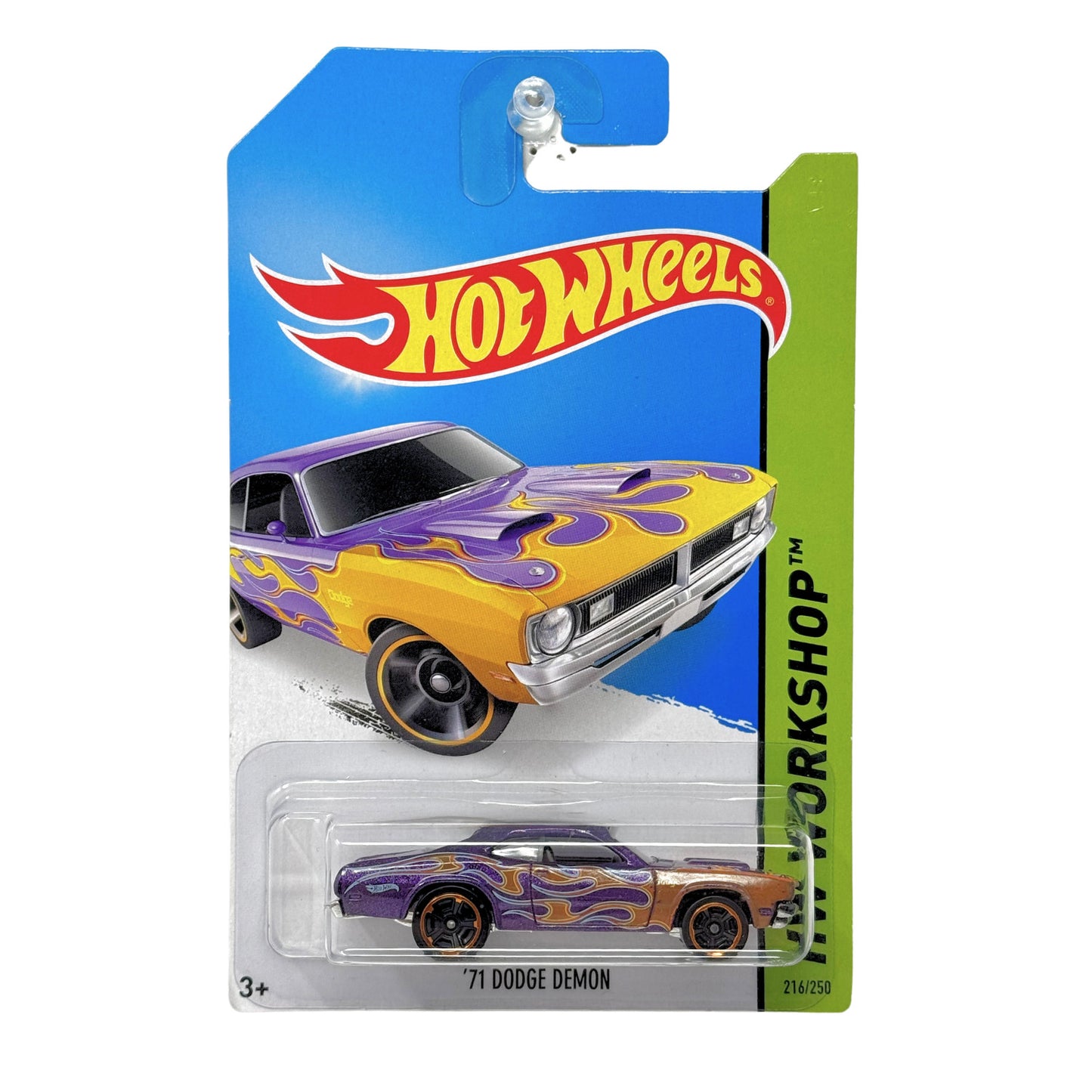 Hot Wheels Workshop 1971 Dodge Demon 1:64 Diecast Purple Gold