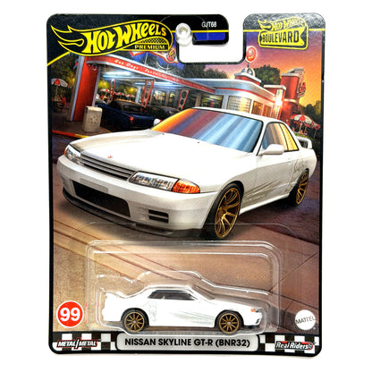 Hot Wheels Premium Boulevard #99 Nissan Skyline GT-R BNR32 1:64 Diecast