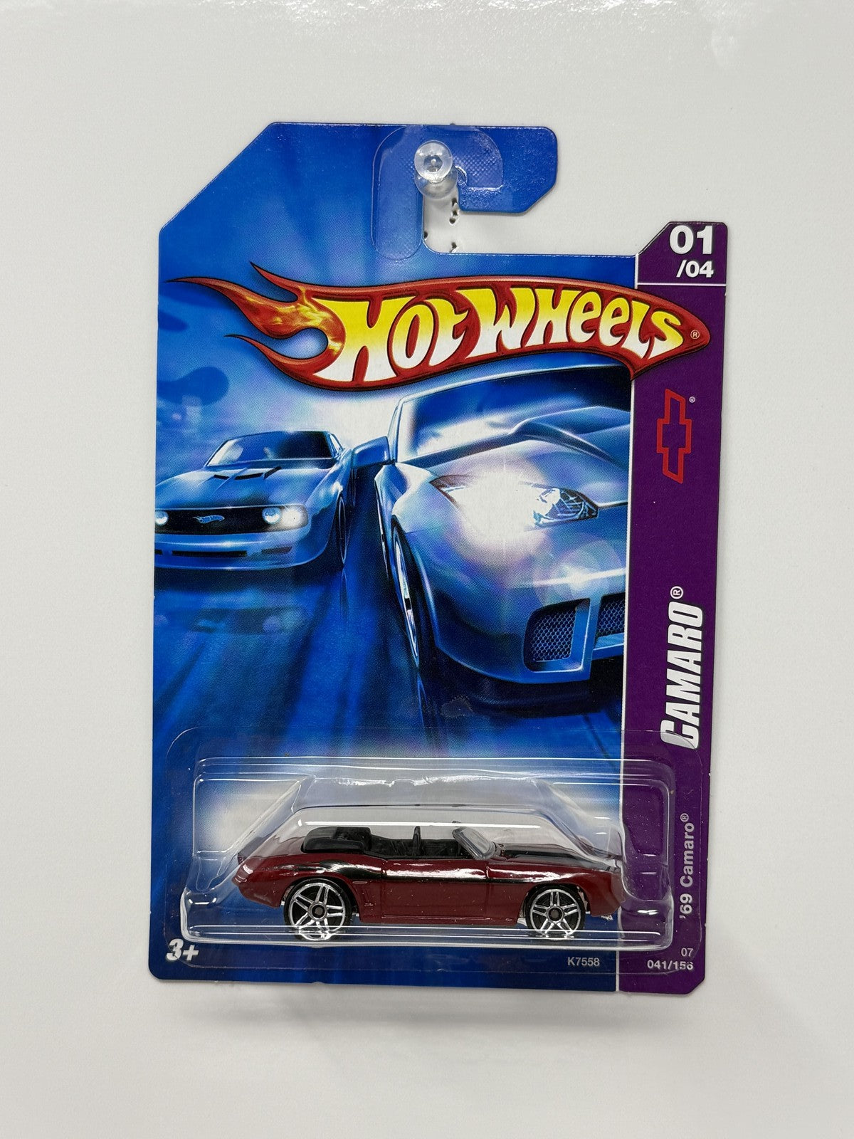 Hot Wheels 1969 Chevrolet Camaro 1:64 Diecast Red