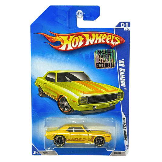 Hot Wheels Muscle Mania 1969 Chevrolet Camaro 1:64 Diecast Factory Sealed