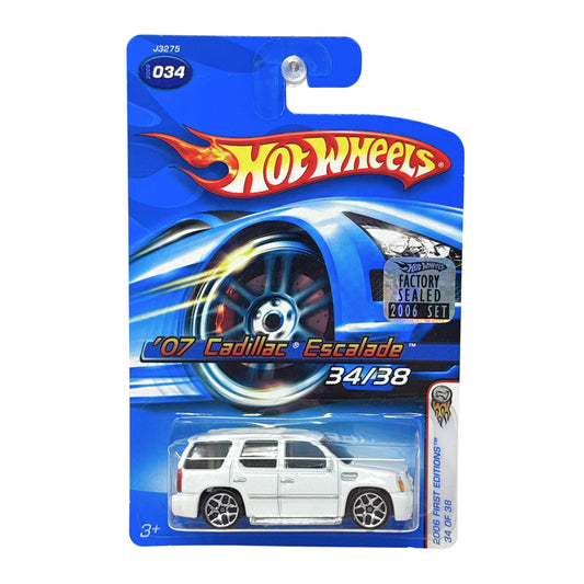 Hot Wheels First Editions 2007 Cadillac Escalade 1:64 Diecast Factory Sealed