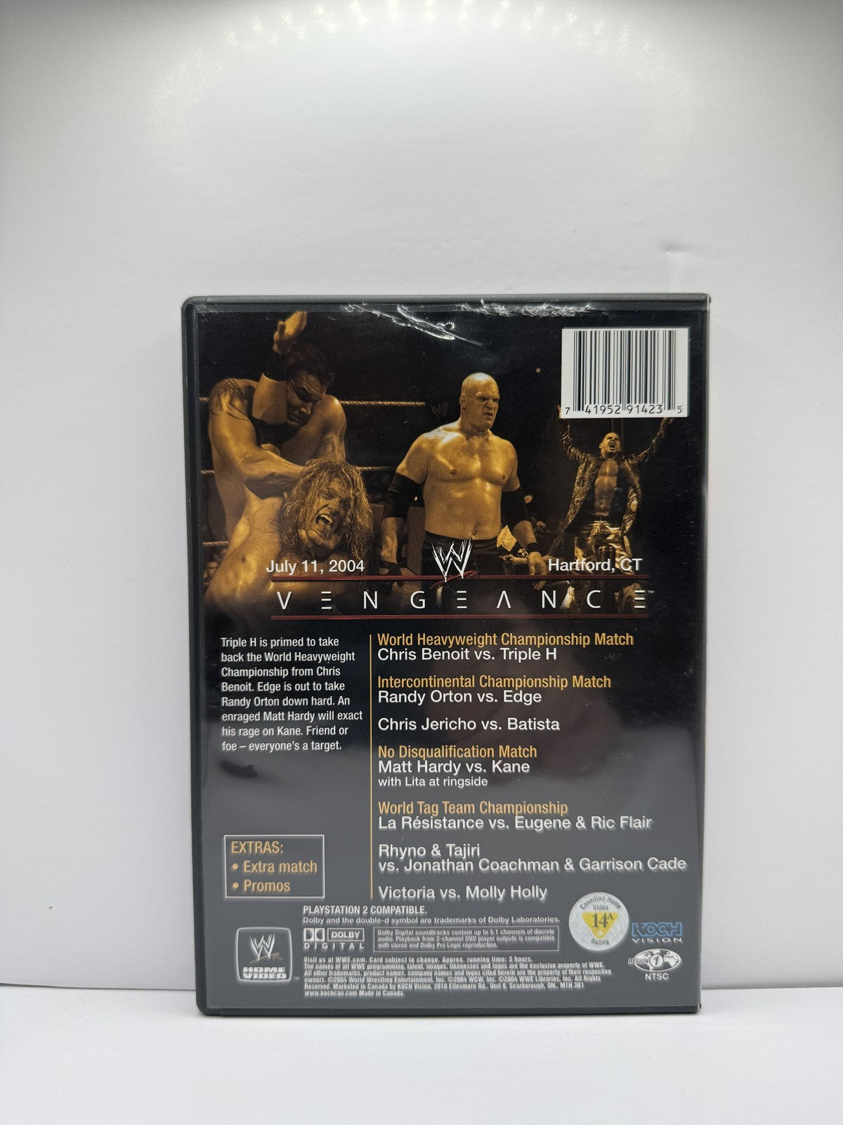 WWE Vengeance 2004 (DVD) WWE Wrestling
