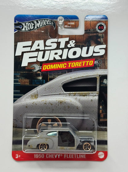 Hot Wheels Fast & Furious Dominic Toretto 1950 Chevy Fleetline 1:64 Diecast