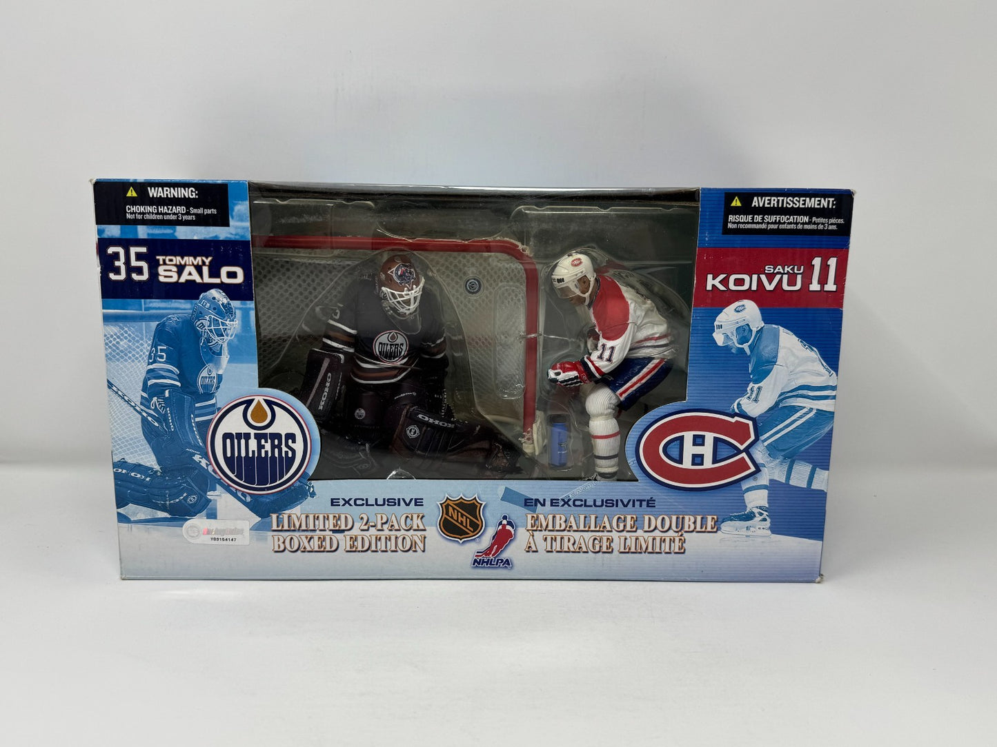 McFarlane NHL Saku Koivu Canadiens vs. Tommy Salo Oilers 2-Pack Figure Set