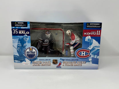 McFarlane NHL Saku Koivu Canadiens vs. Tommy Salo Oilers 2-Pack Figure Set