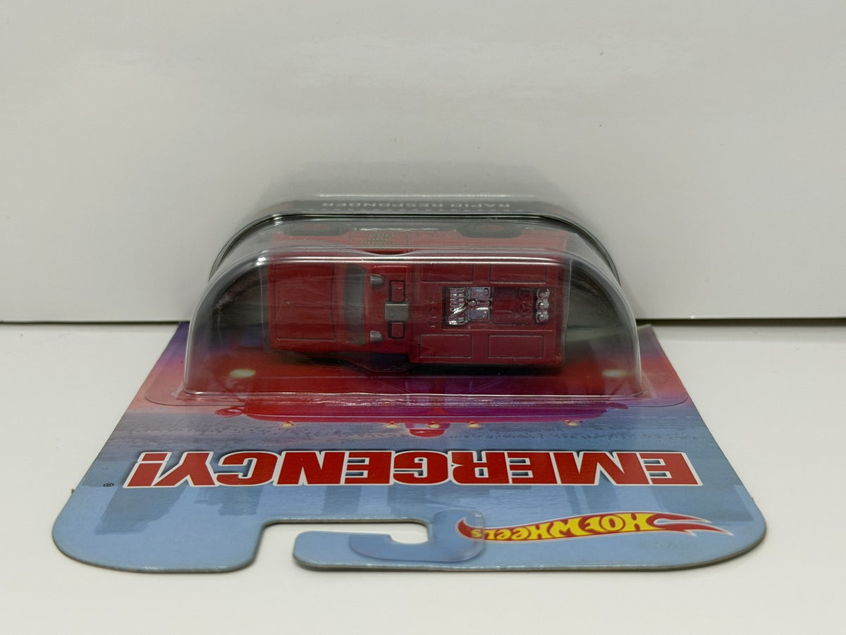 Hot Wheels Retro Entertainment Emergency Rapid Responder 1:64 Diecast Red