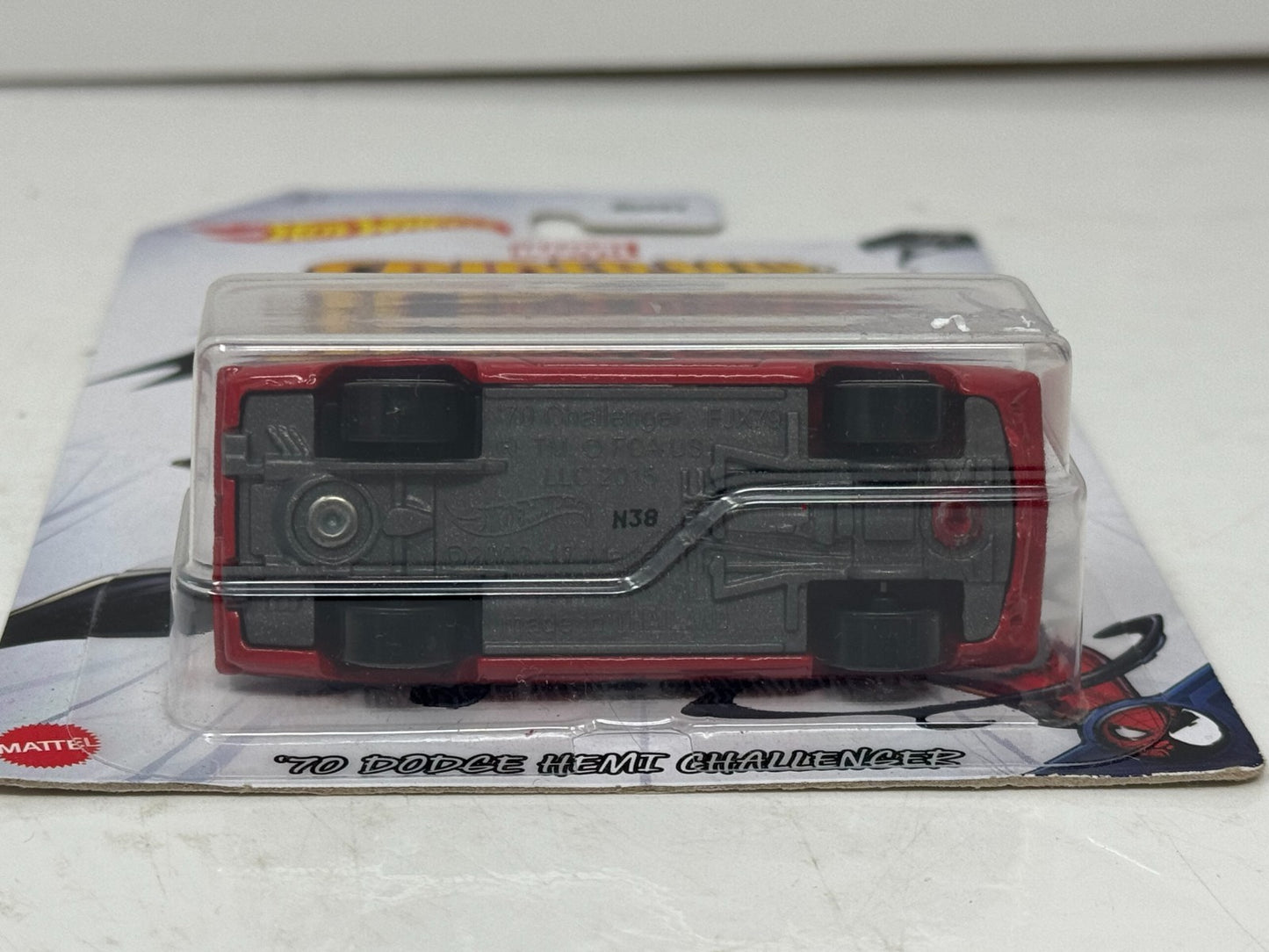 Hot Wheels Marvel Venomized Spider-Man 1970 Dodge Hemi Challenger 1:64 Diecast