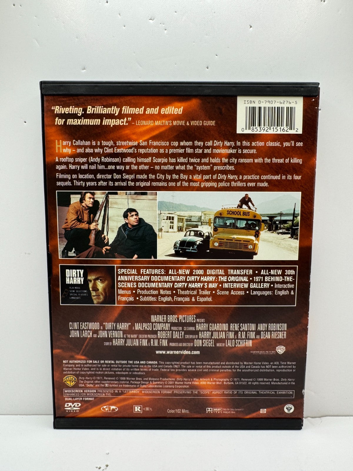 Dirty Harry (DVD) Clint Eastwood Action