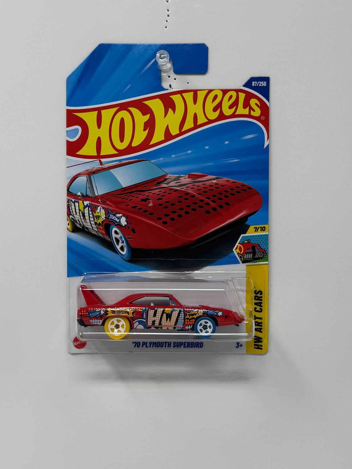 Hot Wheels Art Cars 1970 Plymouth Superbird 1:64 Diecast Red